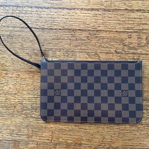 100% Authentic Louis Vuitton Clutch Leather Wrist Strap